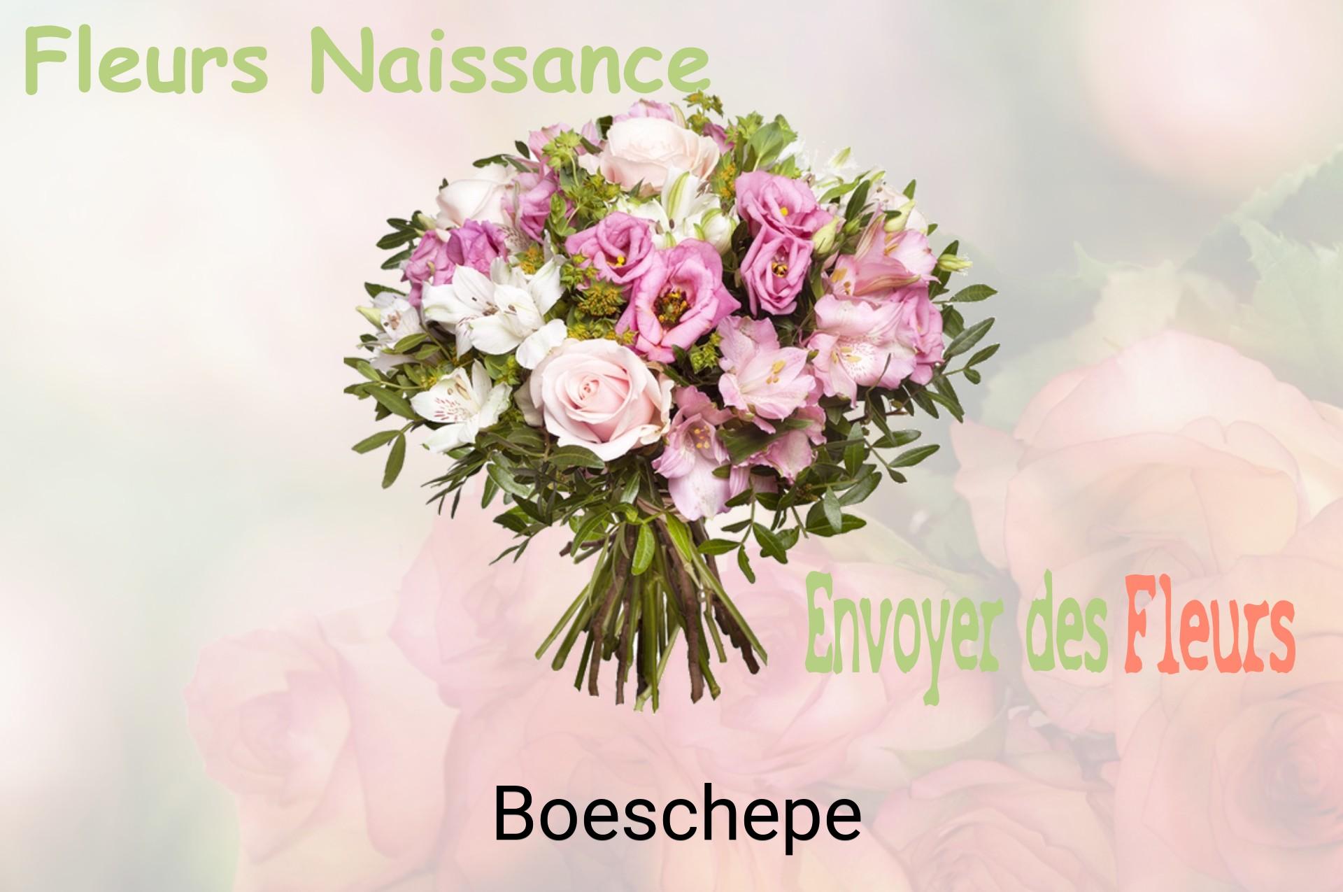 Bouquet de fleurs de naissance livré à Boeschepe